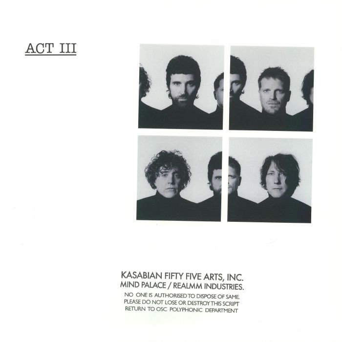 Kasabian – Act III vinyl cover