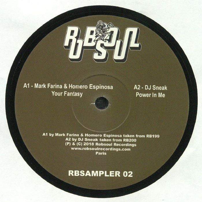Mark Farina | Homero Espinosa | DJ Sneak | Joss Moog | Phil Weeks – RBSAMPLER 02 vinyl cover