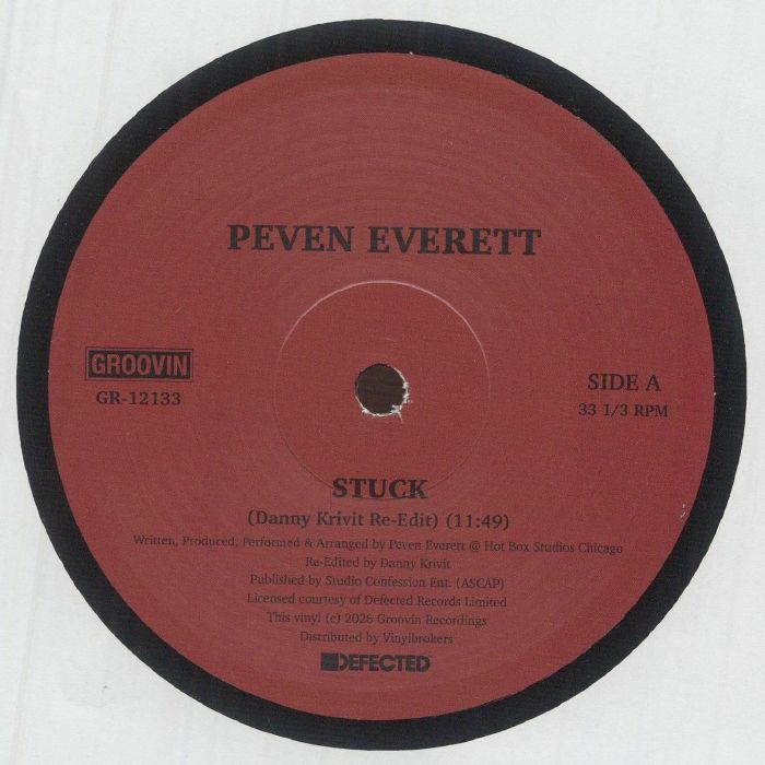 Peven Everett – Stuck (Danny Krivit & Phil Asher mixes) vinyl cover