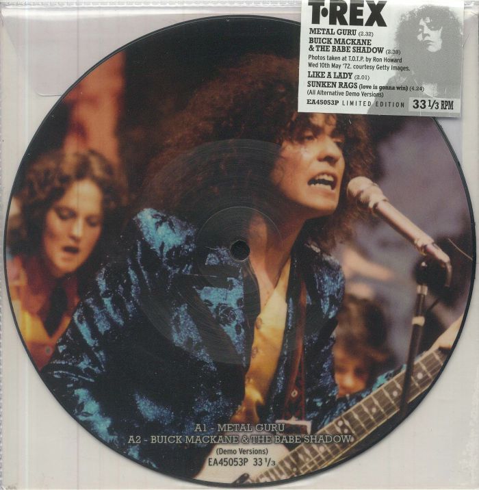 T Rex – Metal Guru (Demo Version) vinyl cover