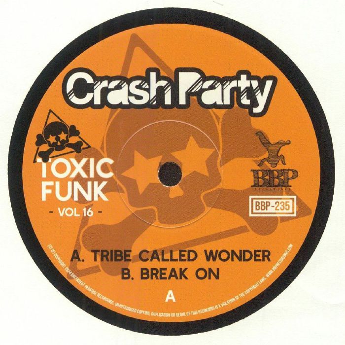 Crash Party – Toxic Funk Vol 16 vinyl cover