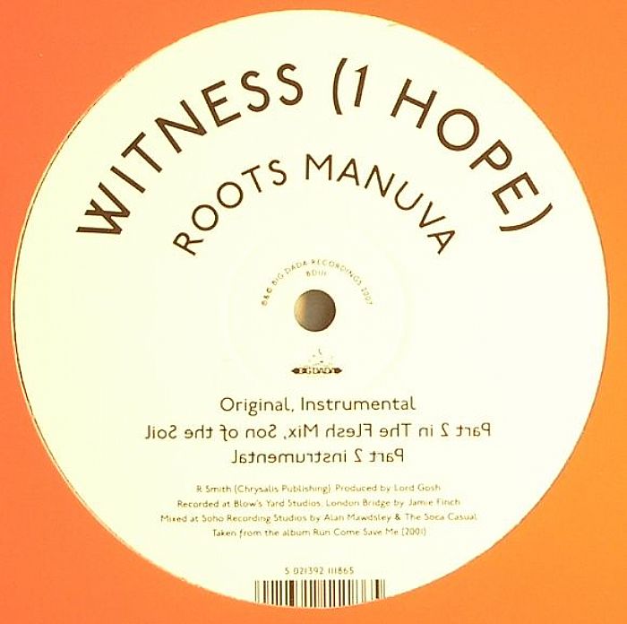 Roots Manuva Witness (1 Hope)