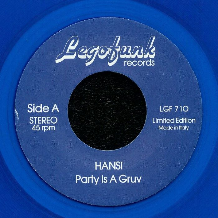 Hansi | Lego Edit – Party Is A Gruv vinyl cover