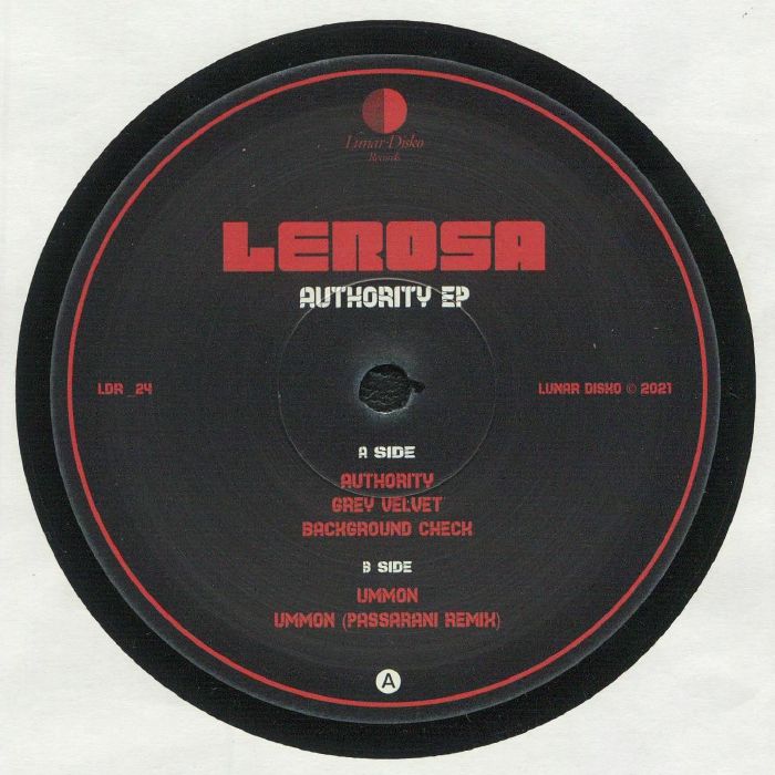 Lerosa Authority EP (Passarani mix)