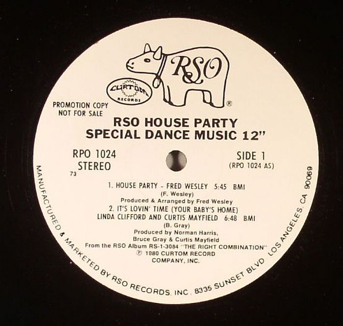 Fred Wesley | Linda Clifford | Curtis Mayfield | Ttf Rso House Party  (reissue)