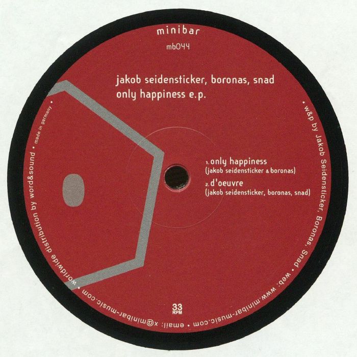 Jakob Seidensticker | Boronas | Snad Only Happiness EP
