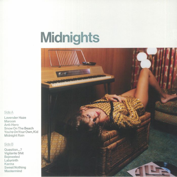 Taylor Swift – Midnights (Jade Green Edition) vinyl cover