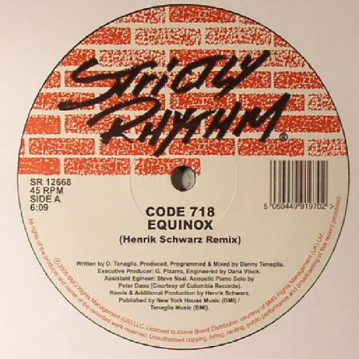 Code 718 Equinox (Henrik Schwarz remixes) (reissue)