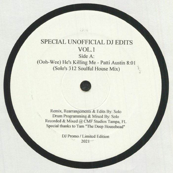Solo Special Unofficial DJ Edits Vol 1