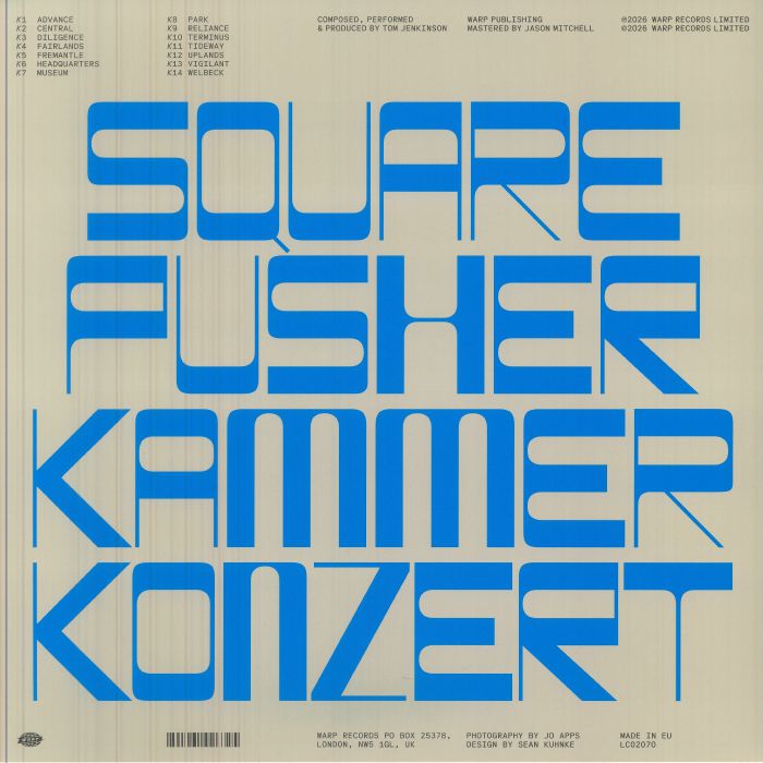 Squarepusher – Kammerkonzert vinyl cover
