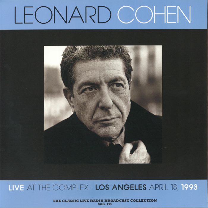 Leonard Cohen – Live At The Complex 1993 vinyl cover