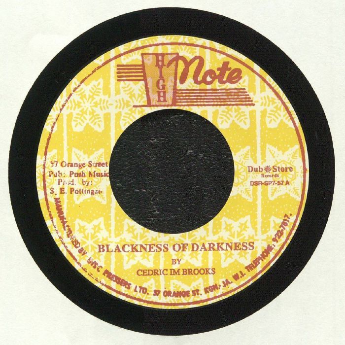 Cedric Im Brooks – Blackness Of Darkness vinyl cover