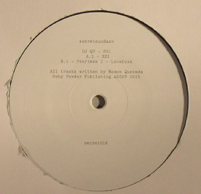 Dj Qu – SS1 vinyl cover