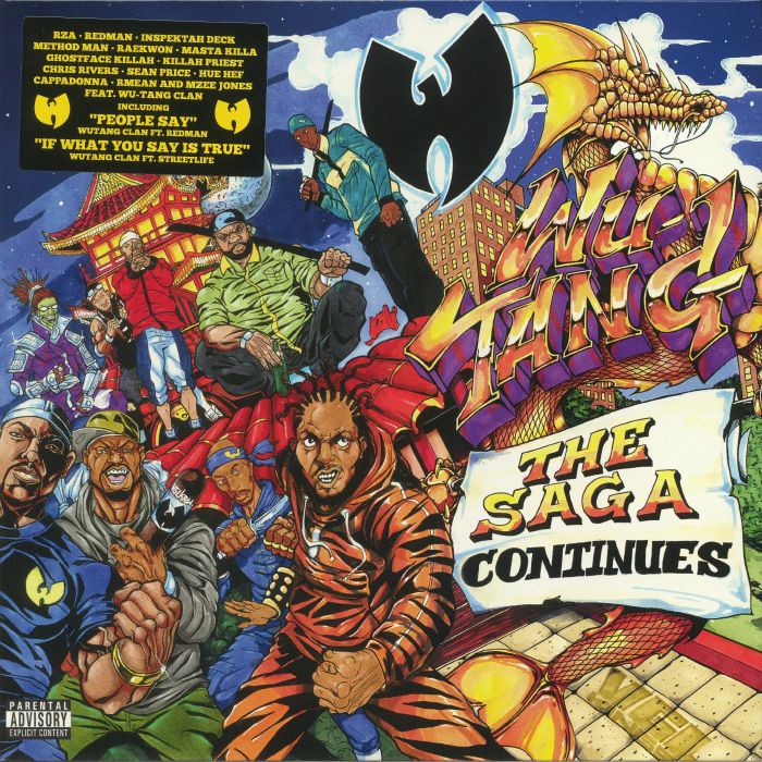 Wu Tang Clan – The Saga Continues vinyl cover