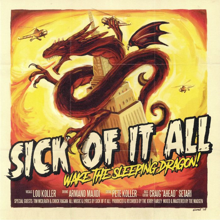 Sick Of It All – Wake The Sleeping Dragon! vinyl cover