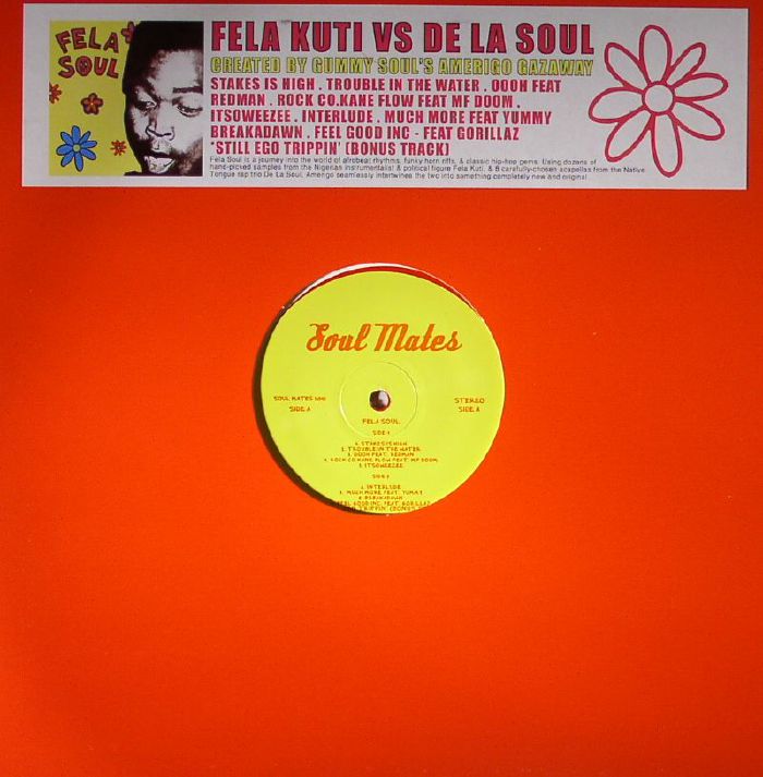 Fela Kuti | De La Soul – Fela Soul (reissue) vinyl cover