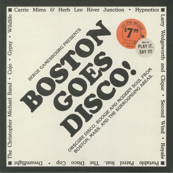Serge Gamesbourg Boston Goes Disco!