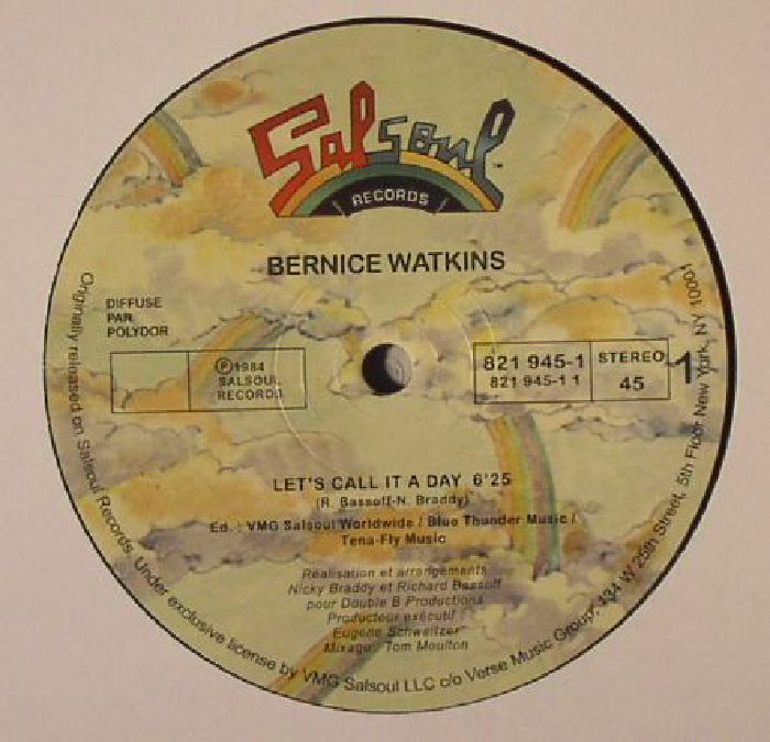 Bernice Watkins Lets Call It A Day (remastered)