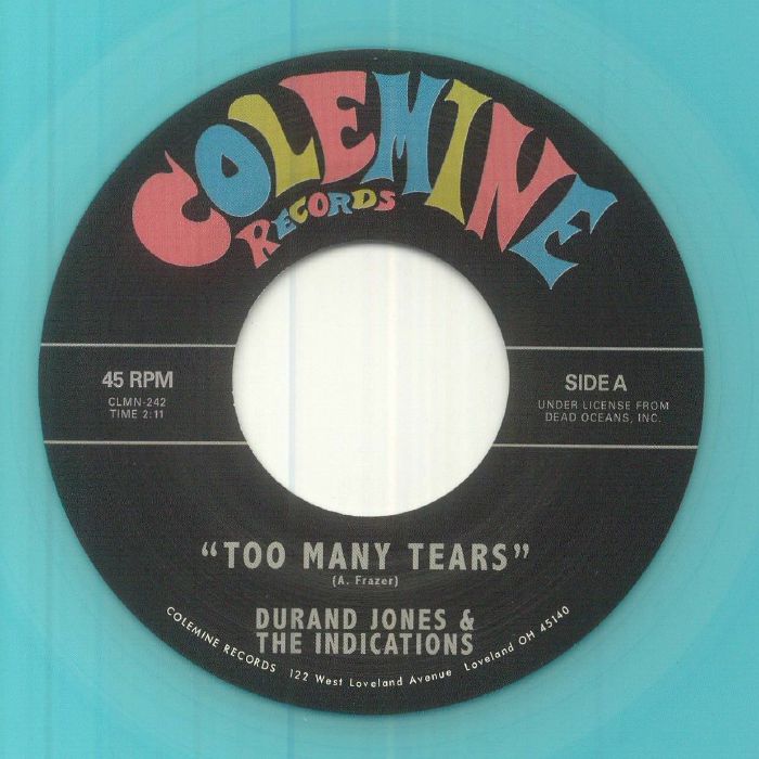 Durand Jones and The Indications – Too Many Tears vinyl cover