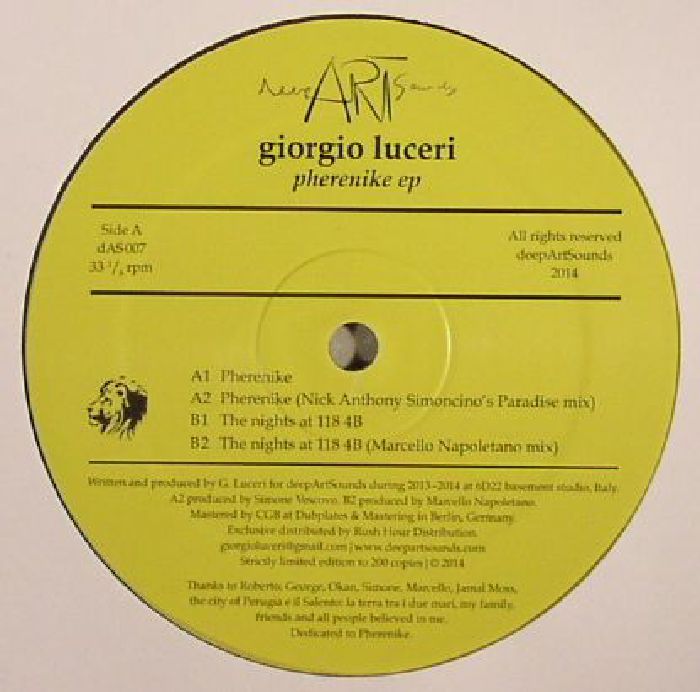 Giorgio Luceri Pherenike EP
