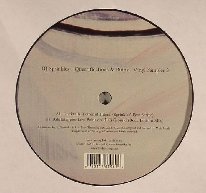DJ Sprinkles Queerifications and Ruins: Vinyl Sampler 3