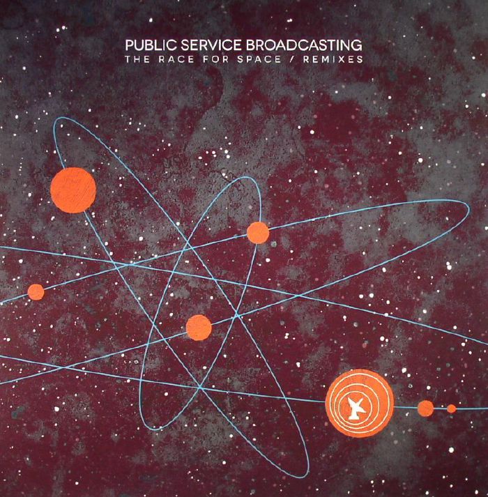 Public Service Broadcasting – The Race For Space (remixes) vinyl cover