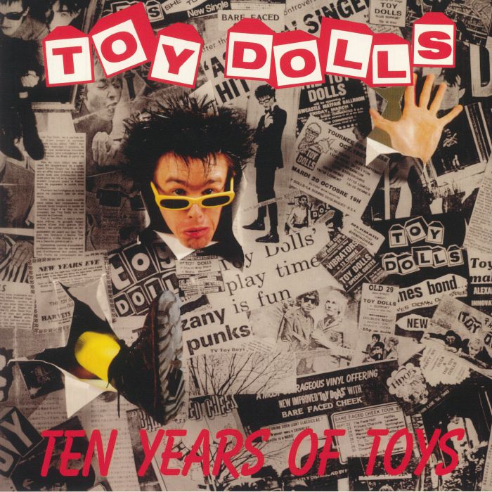 Toy Dolls – Ten Years Of Toys vinyl cover