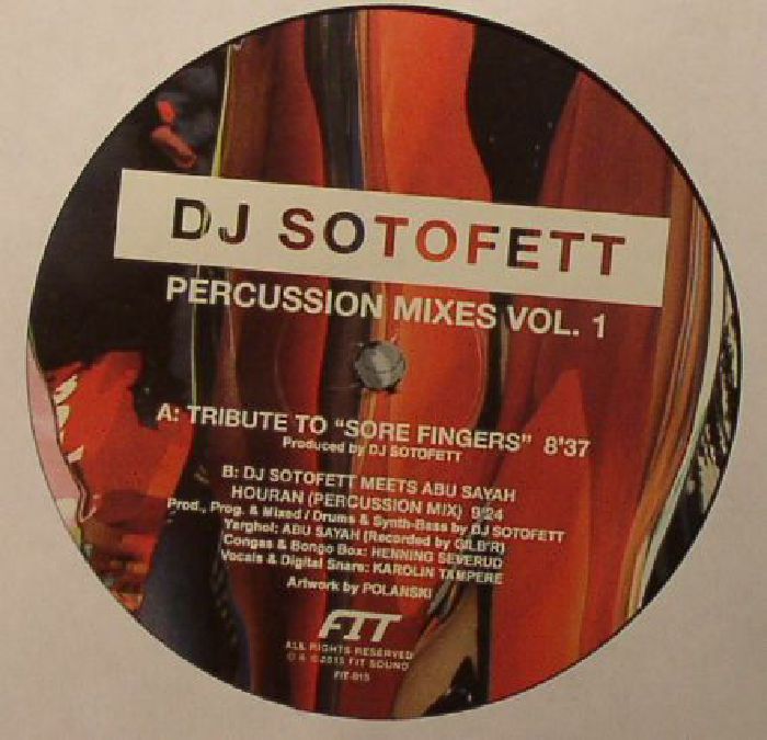 Dj Sotofett – Percussion Mixes Vol 1 vinyl cover