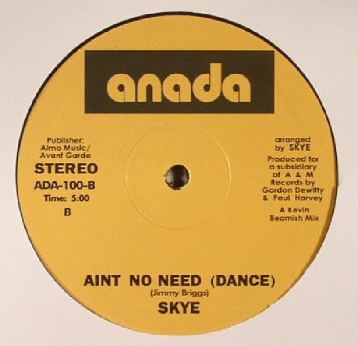 Skye | Family Tree – Aint No Need vinyl cover