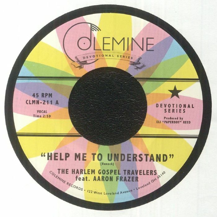 The Harlem Gospel Travelers – Help Me To Understand vinyl cover