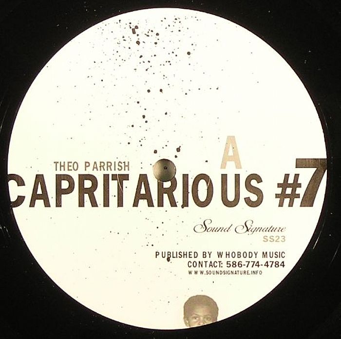 Theo Parrish – Capritarious 7 vinyl cover