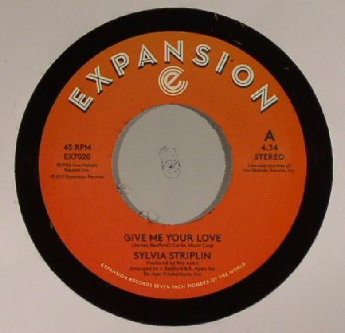 Sylvia Striplin – Give Me Your Love vinyl cover