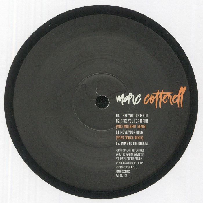Marc Cotterell Take A Bump EP (Mike Millrain, Ross Couch mixes)