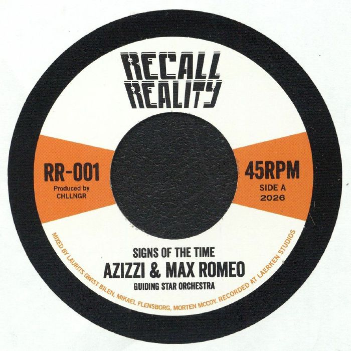 Azizzi | Max Romeo | Guiding Star Orchestra – Signs Of The Time vinyl cover