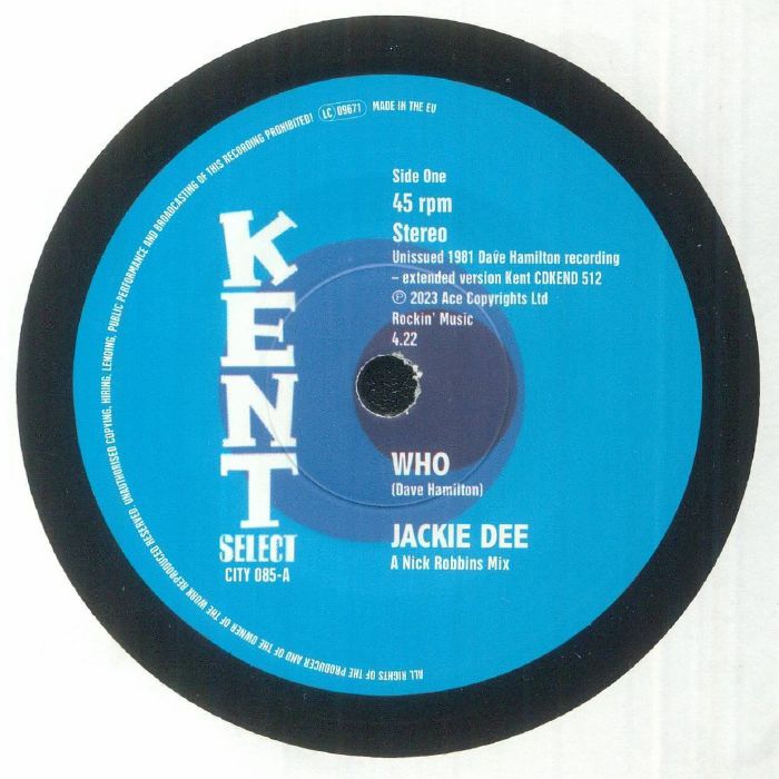 Jackie Dee | The Dave Hamilton Band Who