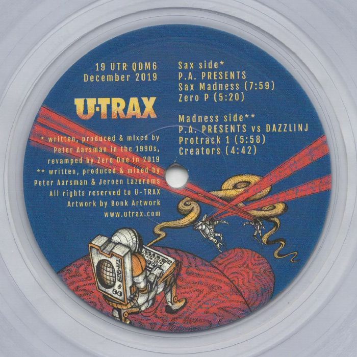 Pa Presents | Dazzlinj – Sax Madness EP vinyl cover