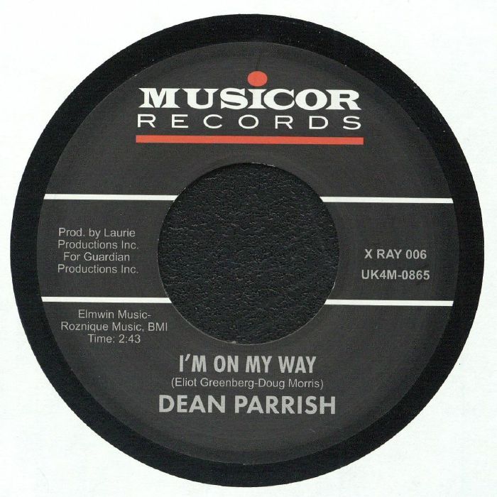 Dean Parrish – I'm On My Way vinyl cover
