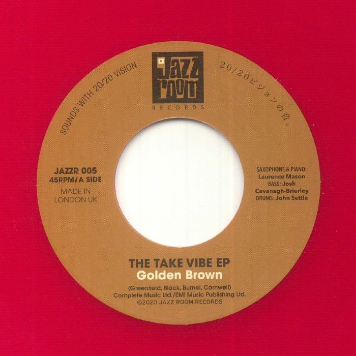 The Take Vibe Ep – Golden Brown vinyl cover