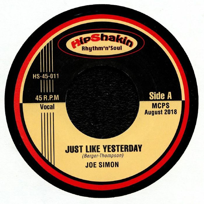 Joe Simon | Jj Jackson Just Like Yesterday