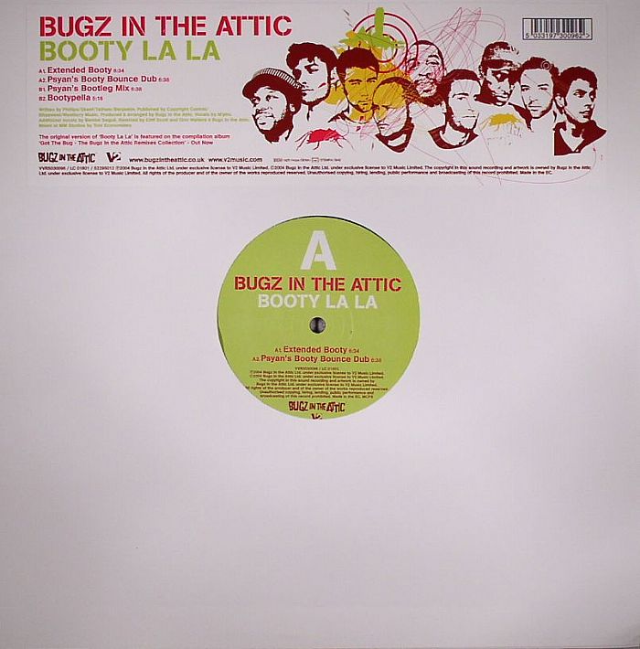 Bugz In The Attic – Booty La La vinyl cover