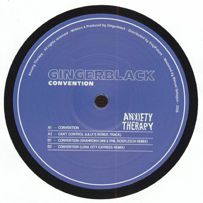Gingerblack – Convention vinyl cover