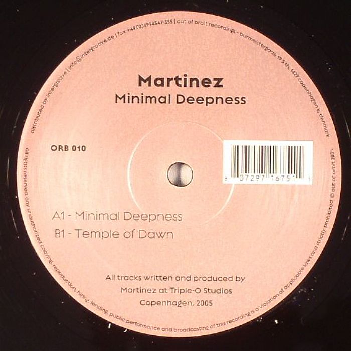 Martinez Minimal Deepness EP