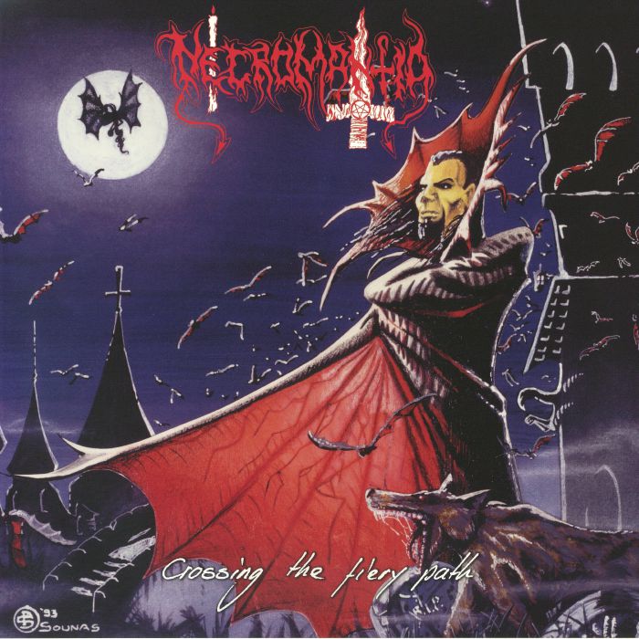 Necromantia – Crossing The Fiery Path vinyl cover