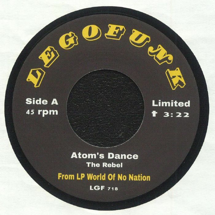 The Rebel – Atom's Dance vinyl cover