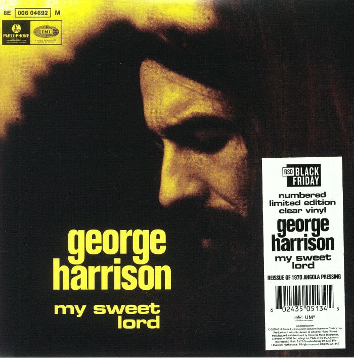 George Harrison My Sweet Lord (Record Store Day Black Friday 2020)