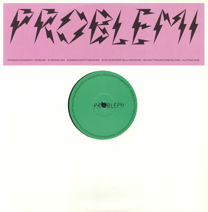 Francisco D'argento – Problemi vinyl cover