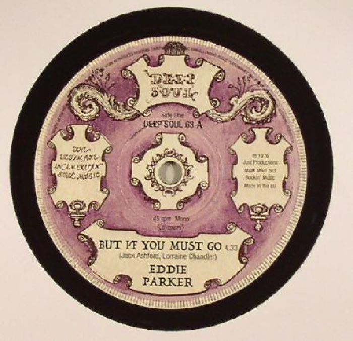 Eddie Parker | Debbie Taylor | The Hesitations – But If You Must Go vinyl cover