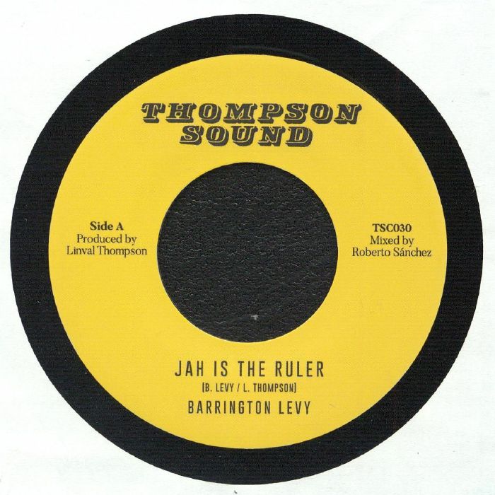 Barrington Levy | Thompson Sound – Jah Is The Ruler vinyl cover
