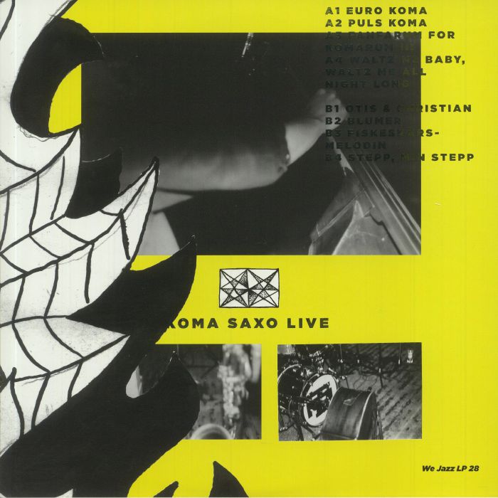 Koma Saxo – Live vinyl cover