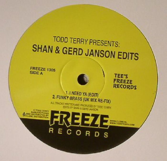 Todd Terry Shan and Gerd Janson Edits